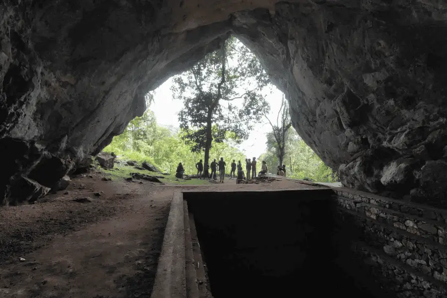 Batadombalena Cave near Ratnapura — one of South Asia's most important prehistoric archaeological sites