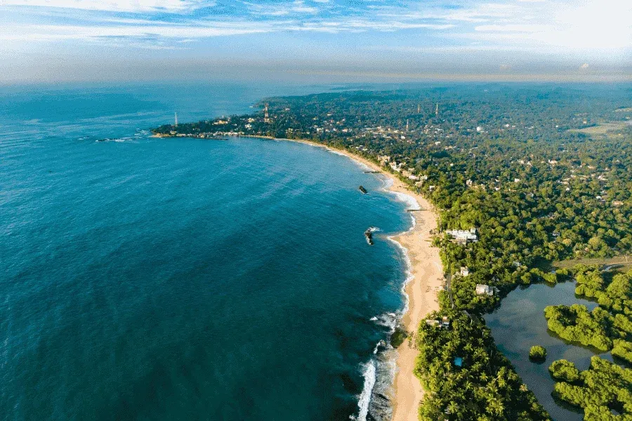 Hambantota salt pans lagoons and southern dry-zone landscapes