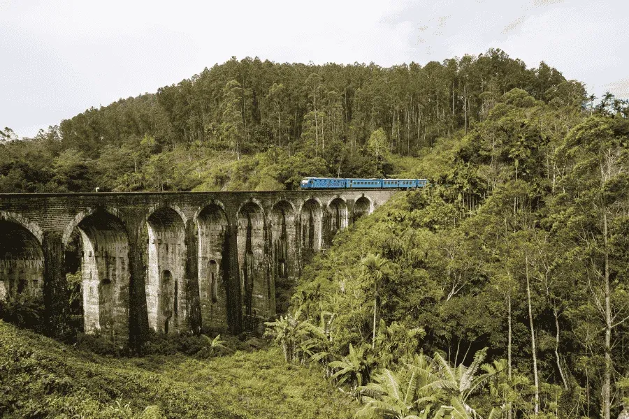 Nine Arch Bridge colonial railway landmark Ella Sri Lanka