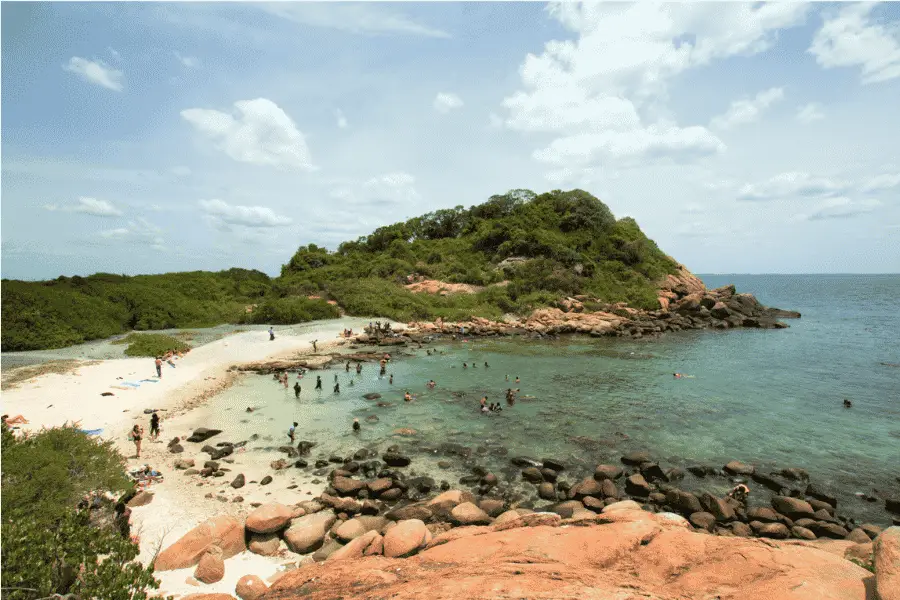 Pigeon Island National Park near Trincomalee — snorkeling coral reefs and sea turtles in crystal-clear water