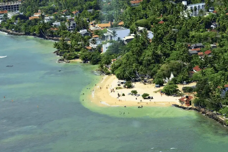 Polhena reef beach near Matara on Sri Lanka's south coast