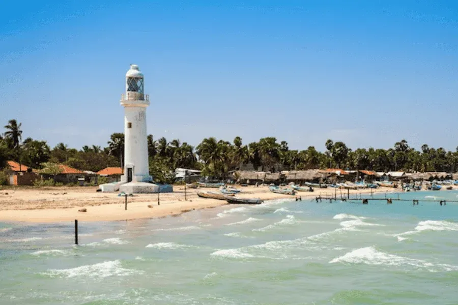 Talaimannar coastline Adam's Bridge remote northern Sri Lanka