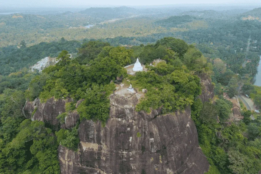 Mulkirigala Raja Maha Vihara ancient rock temple southern Sri Lanka