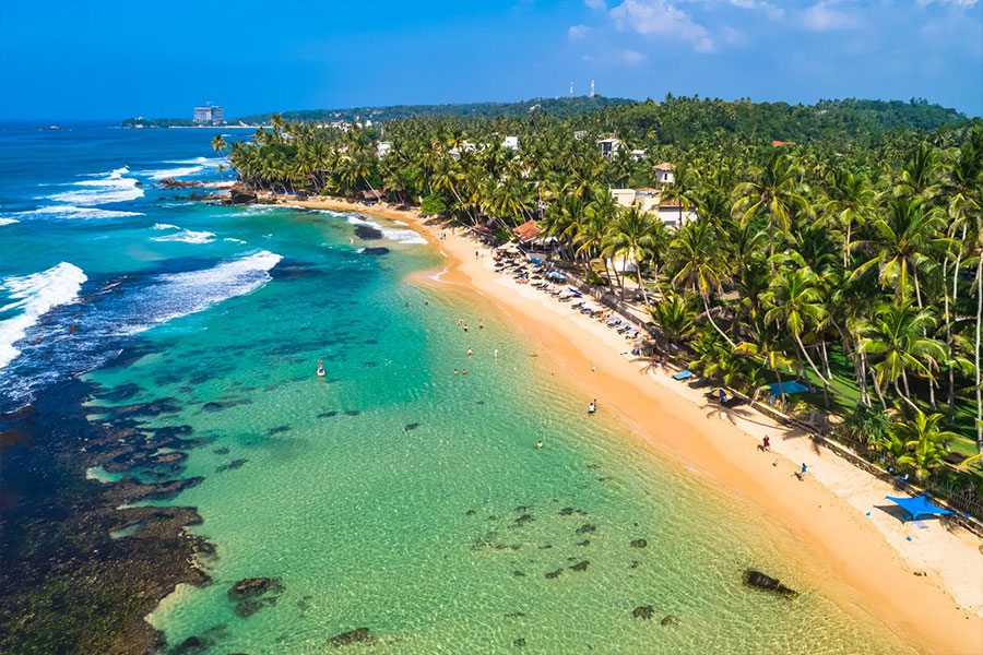 Unawatuna Best beaches in South coast of Sri Lanka